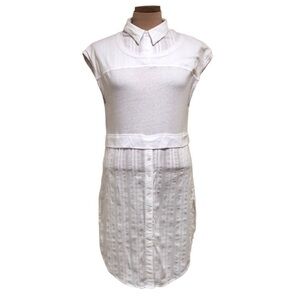 Anthropologie Postmark Londra Blouse Size Small White